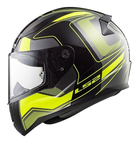 Casco Integral Ls2 Rapid Carrera Amarillo Ff353 Um