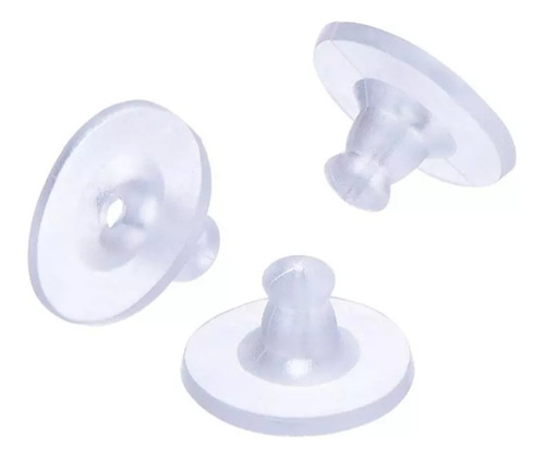 Imagen 2 de 5 de Tope Tapón Tornillo Para Aros Silicona / Pack X 50 / 10 Mm