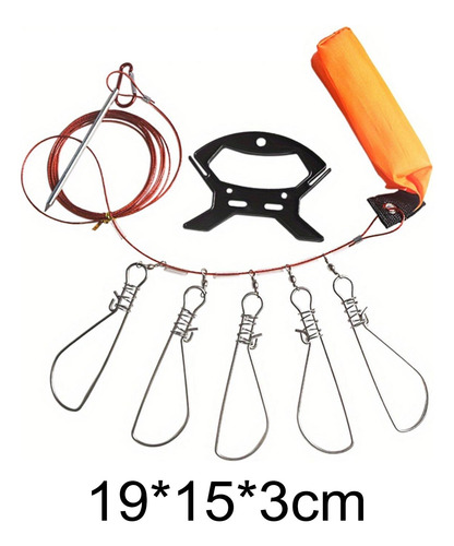 Pesca Stringer Clip Big Lock De Alta Resistencia Live Lock