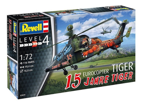 Eurocopter Tiger Edición 15 Años - Escala 1/72 Revell 03839