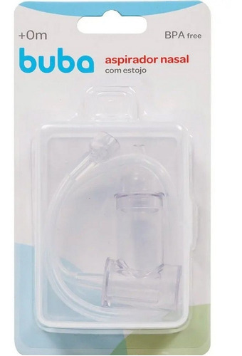 Aspirador Sugador Nasal Com Estojo Plástico Buba Baby