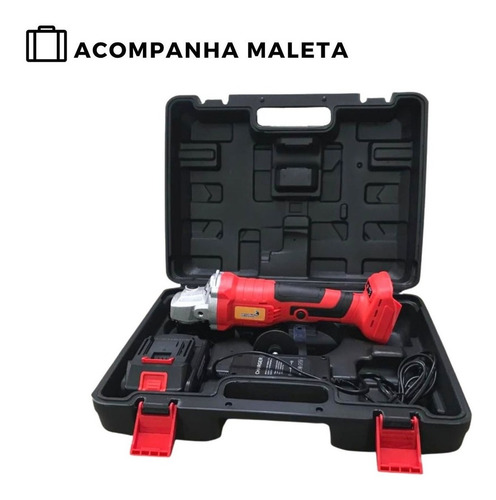 Esmerilhadeira Angular A Bateria 21v Importway Com Maleta