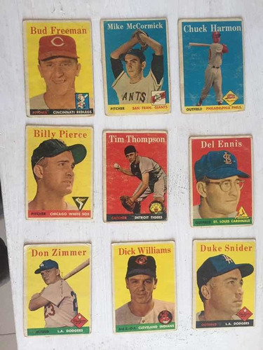 Colección Original De Barajitas De Baseball Grandes Ligas