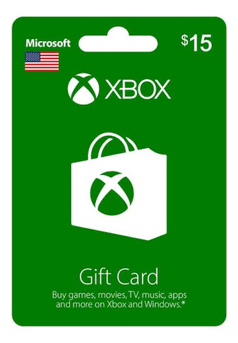 Oferta Xbox Gift Card $15 | Stock Limitado Region Usa 