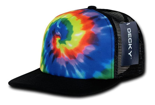 Decky Tie Dye Imprimir Trucker Cap  Arco Iris