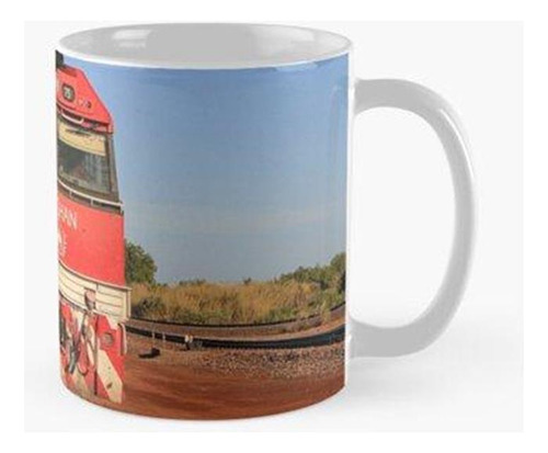 Taza La Locomotora De Tren Ghan, Darwin Calidad Premium