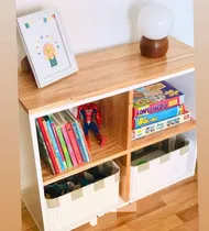 Comprar Juguetero Montessori, Cubos Enchapado Paraíso Laqueado 