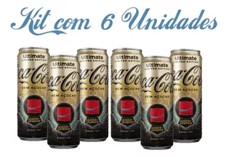 Kit C/6 Coca Cola Ultimate S/ Açúcar League Of Legends 310ml