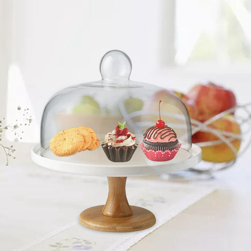 Soporte Nórdico Para Tartas, Cubierta De Cristal, Bandeja
