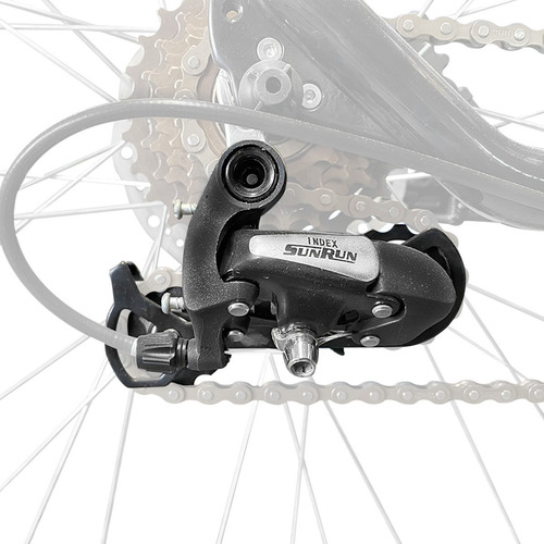Cambio Trasero Desviador Bicicleta Largo Con Pata Sunrun
