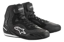 Comprar Botas Moto Faster-3 Rideknit Alpinestars Negra - Cafe Race