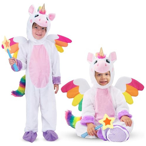 Disfraz De Unicornio Deluxe Set Niños Halloween Animal...