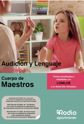 Libro Cuerpo De Maestros. Audicion Y Lenguaje. Volumen 1 ...