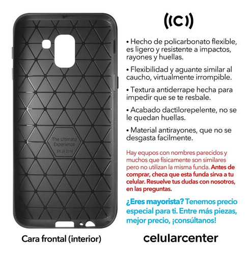 Funda Para Samsung Galaxy J6 2018 Sm-j600 Protector Case Tpu