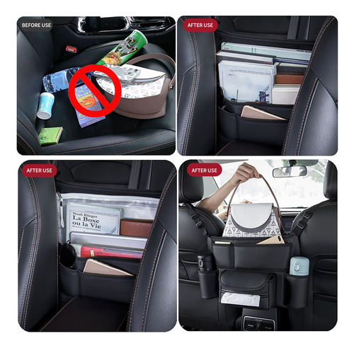 Bolsa Colgante De Almacenamiento Para Coche, Reposabrazos, C