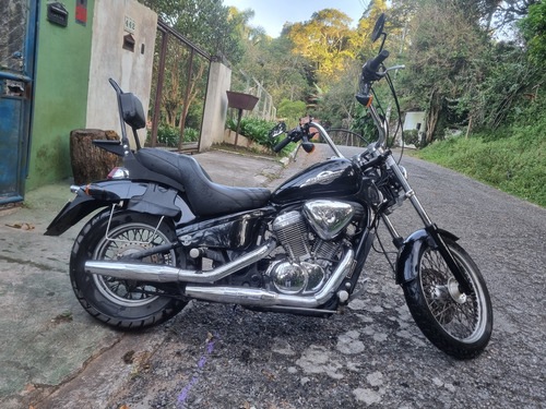 Honda Shadow Vt 600 Preta 2002/2002
