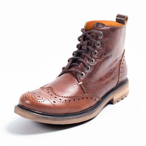 Imagen 2 de 5 de Botin Hombre Bostoniano 7001 Siete Leguas Challenger Mocka