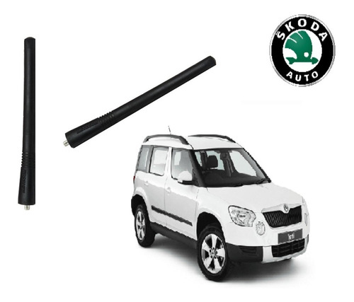 Antena 14 Cm  Carro Skoda Yeti Outdoor