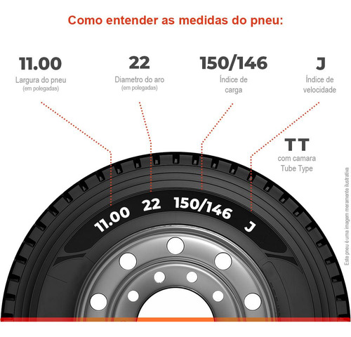 Pneu Pirelli Anteo 11.00/22 150/146j 16pr Tt At65 Liso Rodv