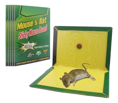 Pack 10 Trampa Para Raton Adhesiva Mouse & Ratas