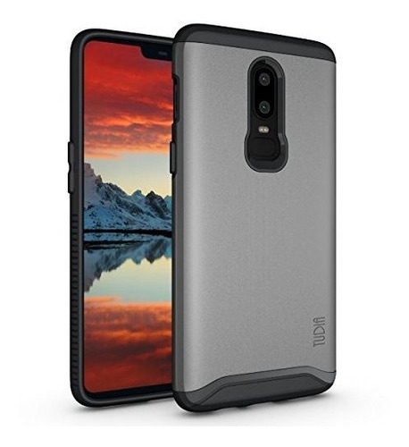 Funda Oneplus 6, Tudia Slim-fit Heavy Duty [merge]