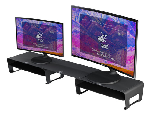 Soporte Monitores Sistema Bam M4a-980-sl Acero - Premium!!!