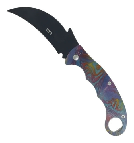 Navaja Táctica Karambit Kareti Multicolor W58