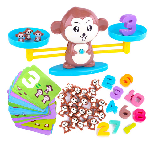Monkey Balance Cool Juego De Matemáticas Niñas Y Niñ...