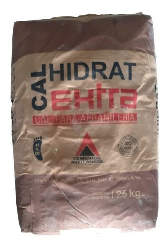 Cal Hidrat Extra X 25 Kg Para Albañileria Cemento Avellaneda