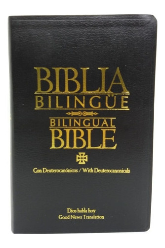 Biblia Bilingue Inglés Español Deuterocanónicos Piel Id 