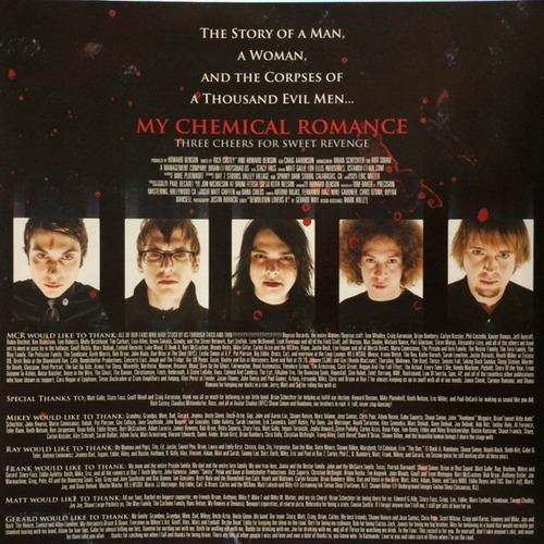 Imagen 6 de 7 de My Chemical Romance Three Cheers For Svinilo Rock Activity