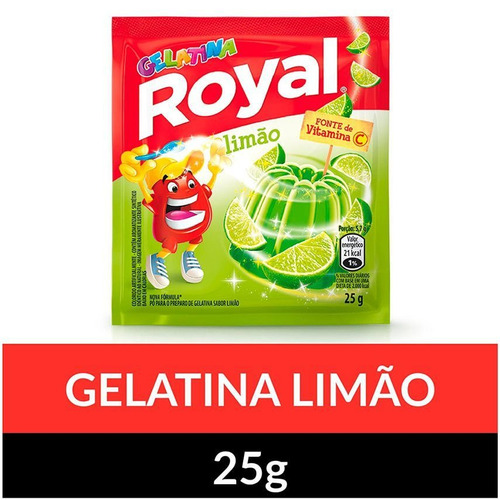 Gelatina de Limão Royal 25g