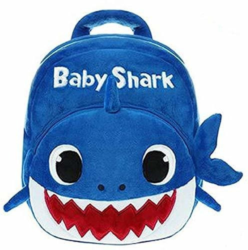 Q Baby Shark Toddler Mini Mochila Plush Toy (blue - V26hh