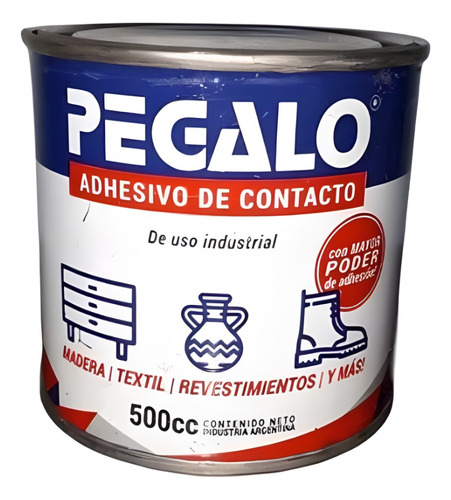 Adhesivo De Contacto Pegalo Uso Industrial X 500 Cc