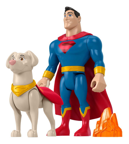 Fisher-price Dc League Of Super-pets Superman & Krypto, Jue.