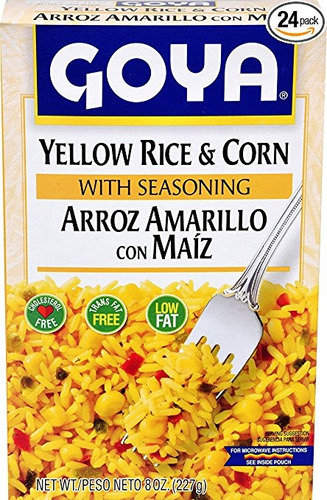 Goya Foods Amarillo Arroz Y Maíz Mezcla, De 8 Onzas (paquete