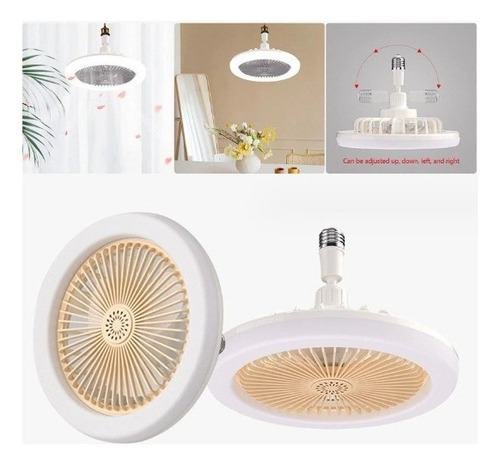 Lámpara Led Con Ventilador For Socket 30w Silencioso