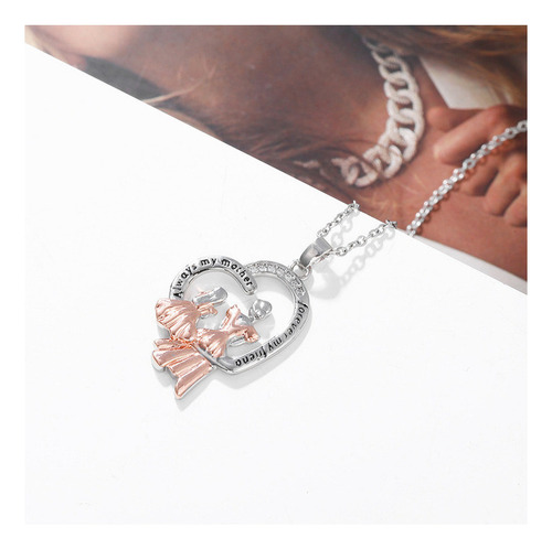 Db Collar Elegante Con Colgante De Corazón De Amor Para