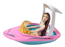 Comprar Lancha Bote Para Muñecas Barbie 2 Asientos Techo Movil