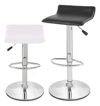 Comprar Banquetas Altas X2 Taburete Regulable Desayunador Barra Cocina Color Blanco