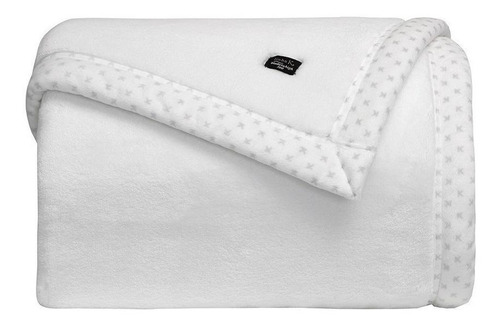 Imagem 1 de 2 de Cobertor Kacyumara 700 2 corpos cor branco com design liso de 2.2m x 1.8m