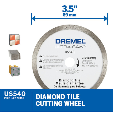 Kit De Discos De Corte Dremel Us700 Ultra-saw De 6 Piezas