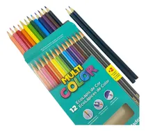 Comprar Lapis 12 Cores Faber-castel Multicolor +2 Lapis Grafite