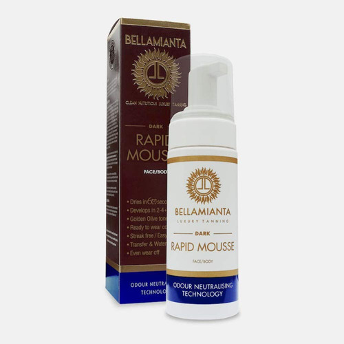 Bellamianta Rapid Mousse Tintado Autobronceador - Oscuro, 5