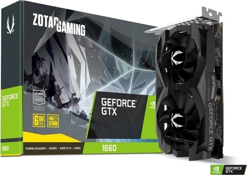 Imagen 2 de 3 de Tarjeta Video Zotac Geforce Gtx1660 6gb 192 Bit Gddr5 Pcie
