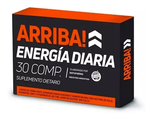 Arriba! Energia Diaria X 30 Comp. Con Guaraná Natufarma