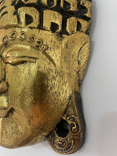 Máscara Do Buda - Decor Parede - 25cm.