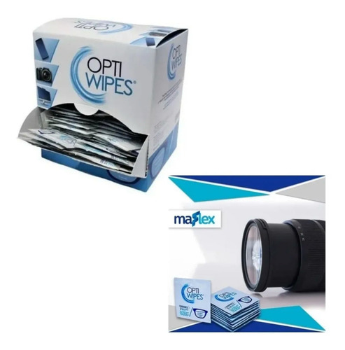 Imagen 3 de 4 de 200 Toallitas Húmedas Optiwipes Lentes Cámaras Celulares