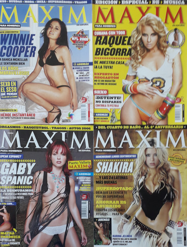 Revistas Maxim Año Completo 2005 12 Revistas (Usado)