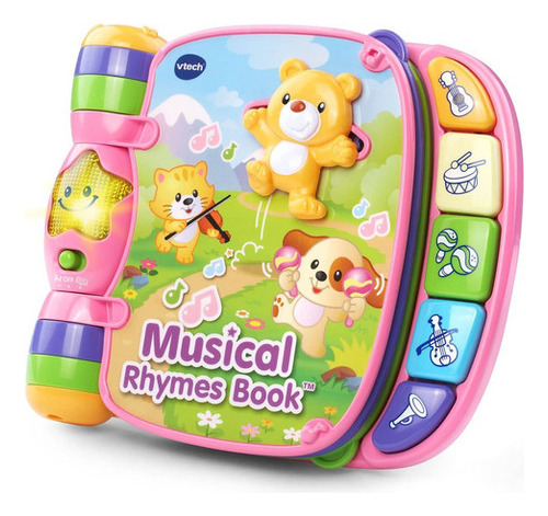 Libro De Rimas Musicales Vtech, Rosa [u]